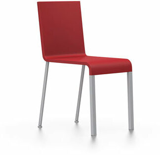 Vitra Chaise .03 – rouge signal – argent lisse