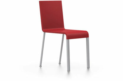 Vitra Chaise .03 – rouge signal – argent lisse