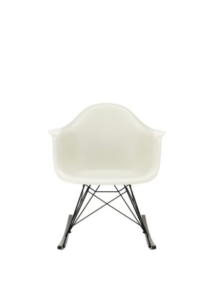 Vitra Eames Plastic Armchair RAR avec coussin d’assise – pebble – chromé – nero – Érable jaune