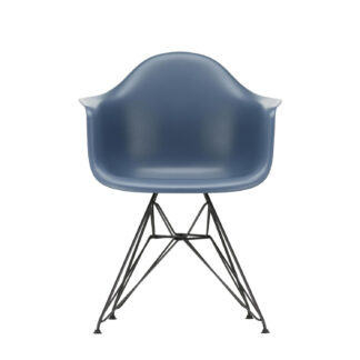 Vitra DAR Eames Plastic Armchair – bleu marin – noir