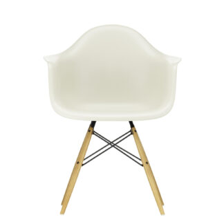 Vitra DAW Eames Plastic Armchair – pebble – érable jaune