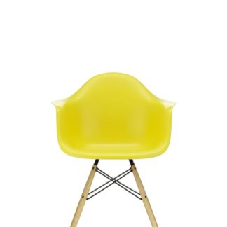 Vitra DAW avec assise rembourrée – sunlight – érable jaune – Hopsak – gris foncé