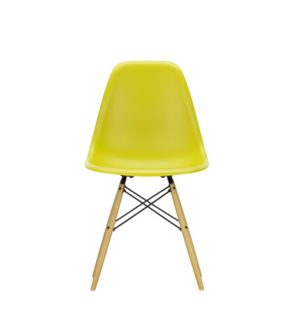 Vitra DSW Eames Plastic Sidechair – moutarde – érable jaune