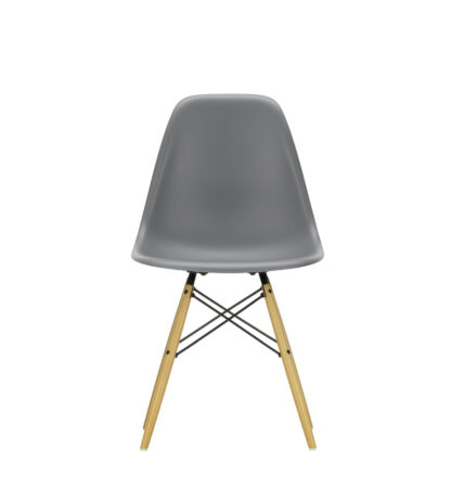 Vitra DSW Eames Plastic Sidechair – granite grey – érable jaune
