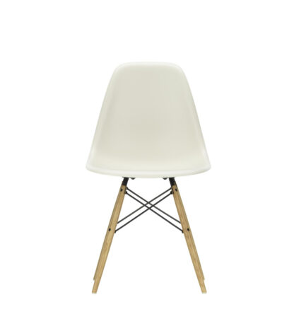 Vitra DSW Eames Plastic Sidechair – pebble – Frêne couleur miel