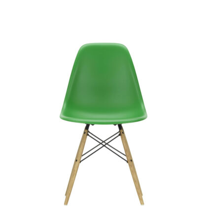 Vitra DSW Eames Plastic Sidechair – vert – Frêne couleur miel