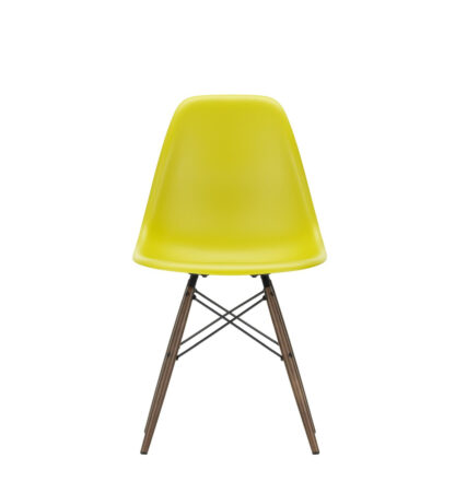 Vitra DSW Eames Plastic Sidechair – moutarde – érable foncé
