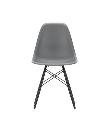 Vitra DSW Eames Plastic Sidechair – granite grey – érable noir