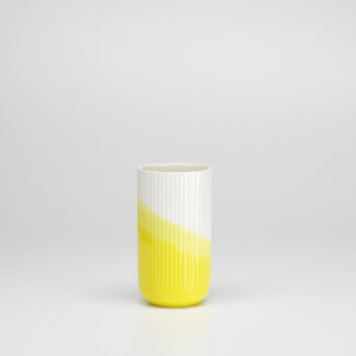 Vitra Vase nervuré Herringbone  – jaune