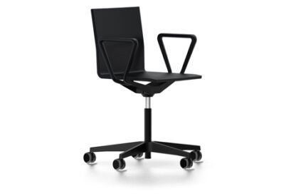Vitra 04 Chaise de bureau – basic dark – avec accoudoirs