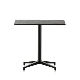 Vitra Table bistro indoor – noir – rectangulaire, 64 x 79 cm