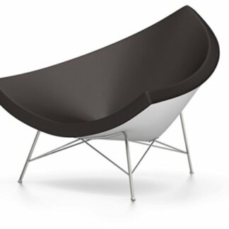 Vitra Coconut Chair – Cuir chocolat