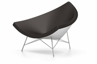Vitra Coconut Chair – Cuir chocolat