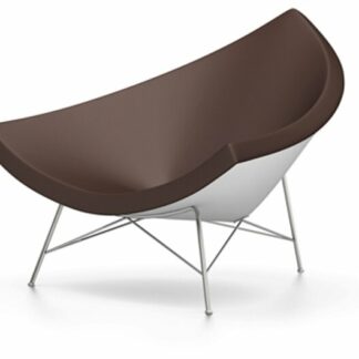 Vitra Coconut Chair – Cuir chataîgne