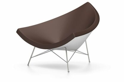 Vitra Coconut Chair – Cuir chataîgne