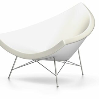 Vitra Coconut Chair – Cuir neige