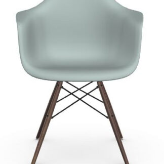 Vitra DAW Eames Plastic Armchair – light grey – érable foncé