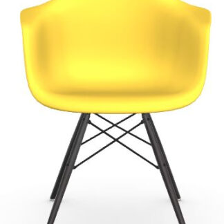 Vitra DAW Eames Plastic Armchair – sunlight – érable noir
