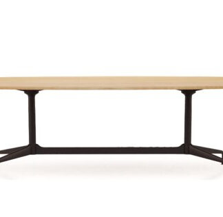 Vitra Eames Segmented Table Dining Bootsform – Chêne massif nature huilé – noir profond – 220 cm