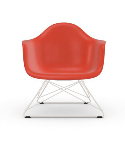 Vitra Outdoor Eames Plastic Chair LAR – poppy red – poppy red – blanc