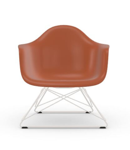 Vitra Outdoor Eames Plastic Chair LAR – rusty orange – rusty orange – blanc