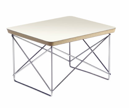 Vitra Table Occasional LTR – blanc – chromé