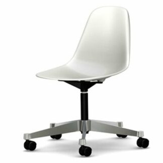 Vitra Chaise de bureau Eames Plastic Side PSCC – blanc