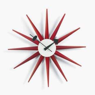Vitra Sunburst Clock – rouge