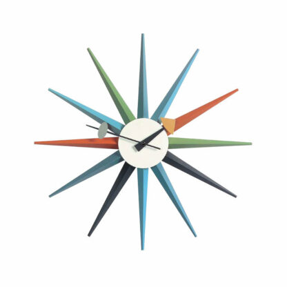 Vitra Sunburst Clock – multicolore