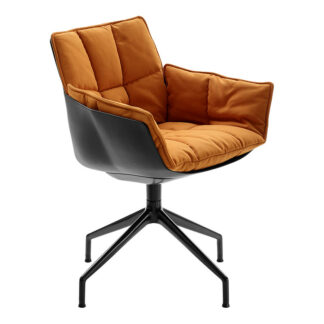 Vitra DAR avec assise rembourrée – light grey – Hopsak – gris foncé – 46 cm nouvelle hauteur (standard)